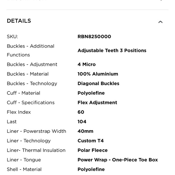 Rossignol Black and Silver Winter Boots with Adjustable Buckles - Picture 9 of 9